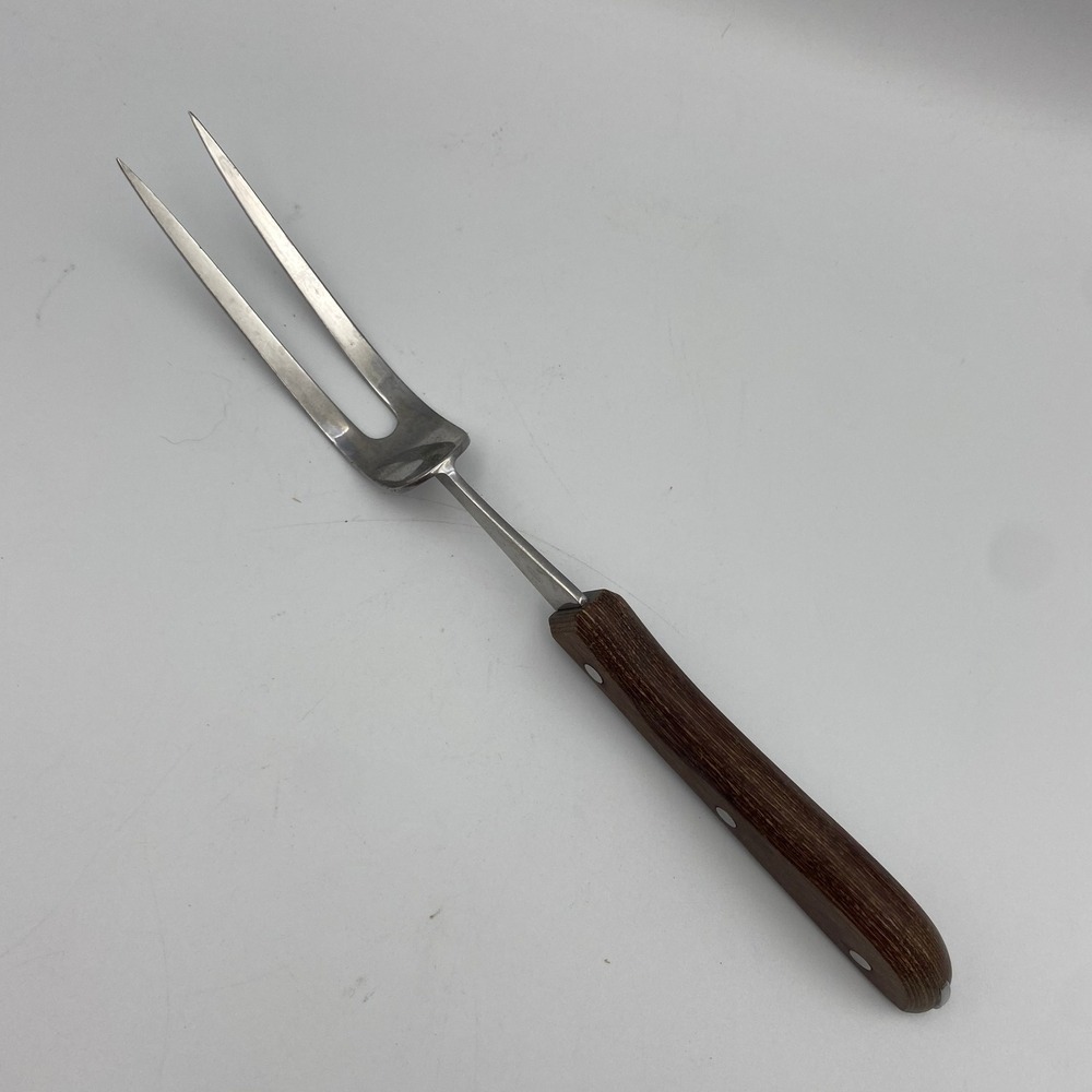 Vintage Regent Swords Lightning Edge Meat Carving Fork Stainless Japan 1960s 70s